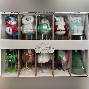 Wondershop 2024 Featherly Friends Reunion Collection Ornament Set, NIB